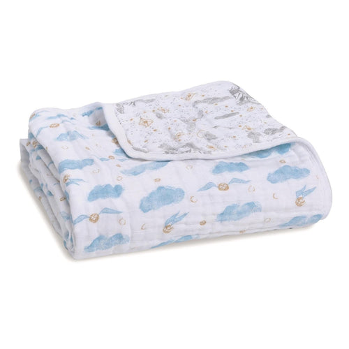 aden + anais Classic Dream Baby Blanket, Harry Potter Iconic Letters, Cotton Muslin