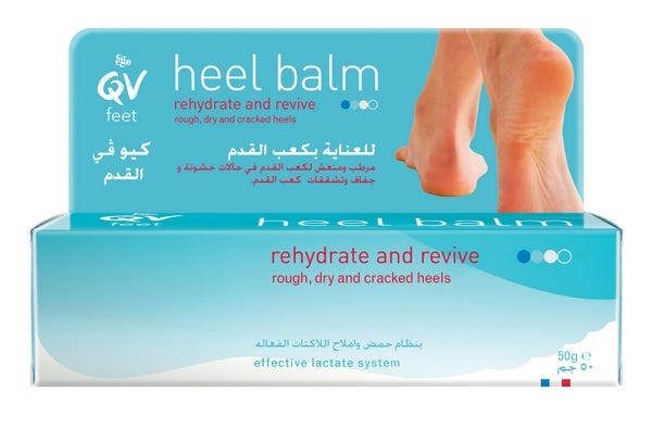 Ego QV Feet Heel Balm Cream for Rough, Dry and Cracked Heels 50 g