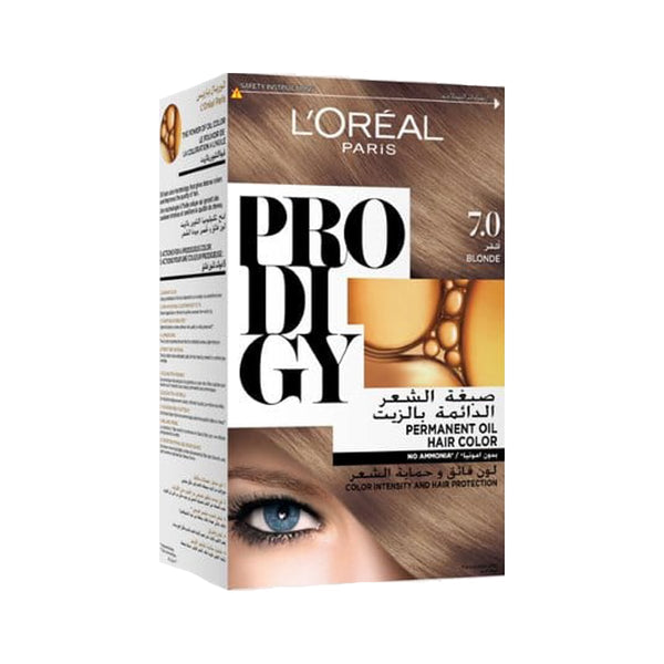 L'Oreal Paris Prodigy Hair Color Ammonia-Free Micro-Oil Formula 7.0 Almond Dark Blonde
