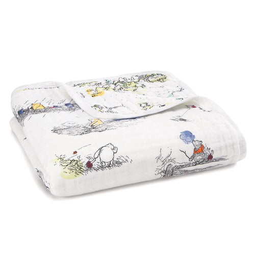 aden + anais Dream Blanket Disney The Pooh Cotton Muslin Baby Blanket