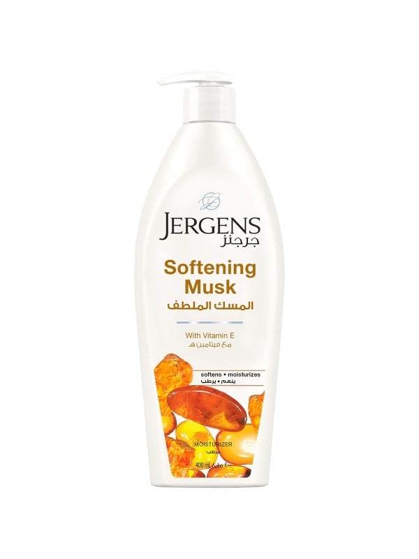 Jergens Softening Musk Moisturizer with Vitamin E, 400 ml