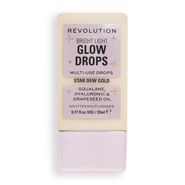 Revolution Bright Light Glow Drops Liquid Radiance Highlighter Golden Star Dew