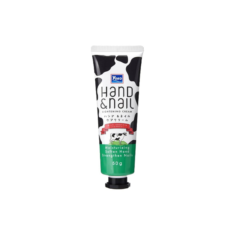 Yoko Hand & Nail Brightening Cream with Milk Protein and Botanical Extracts, 50 g