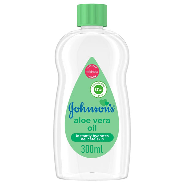 Johnson Baby Oil Aloe Vera Lightweight Moisturizing Oil