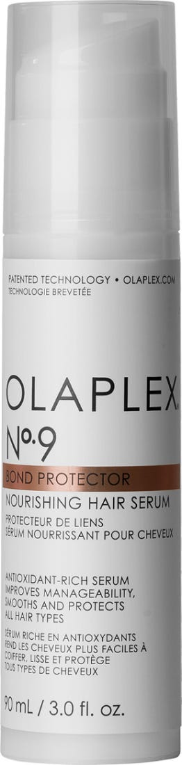 Olaplex No.9 Bond Protector Nourishing Hair Serum, Silicone-Free Heat Defense, 90 ml