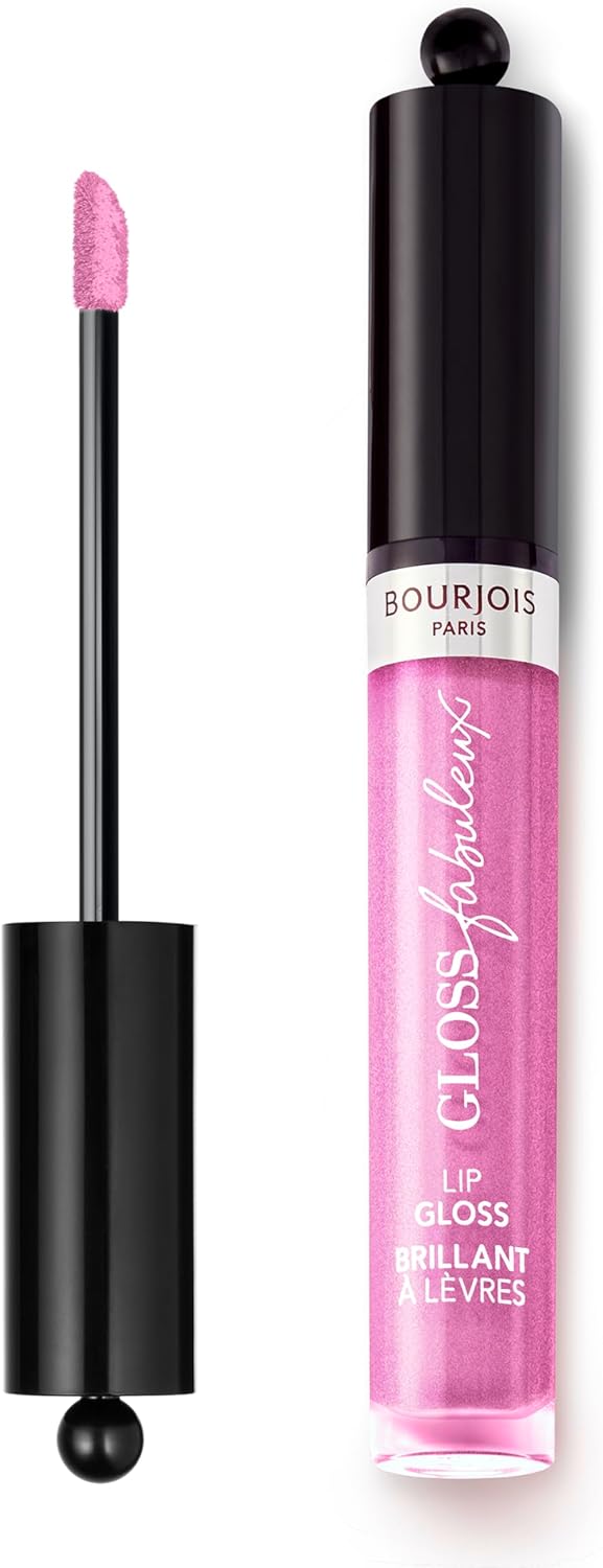 Bourjois Gloss Fabuleux Lip Gloss Ultra-Shiny Non-Sticky Argan Oil Vitamin E 12 Truly Grapeful