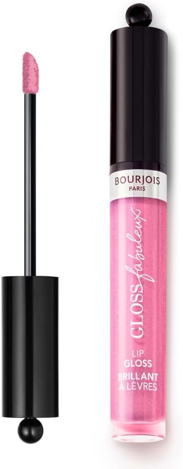 Bourjois Gloss Fabuleux Liquid Lip Gloss High-Shine Non-Sticky Rose Symphonic 10