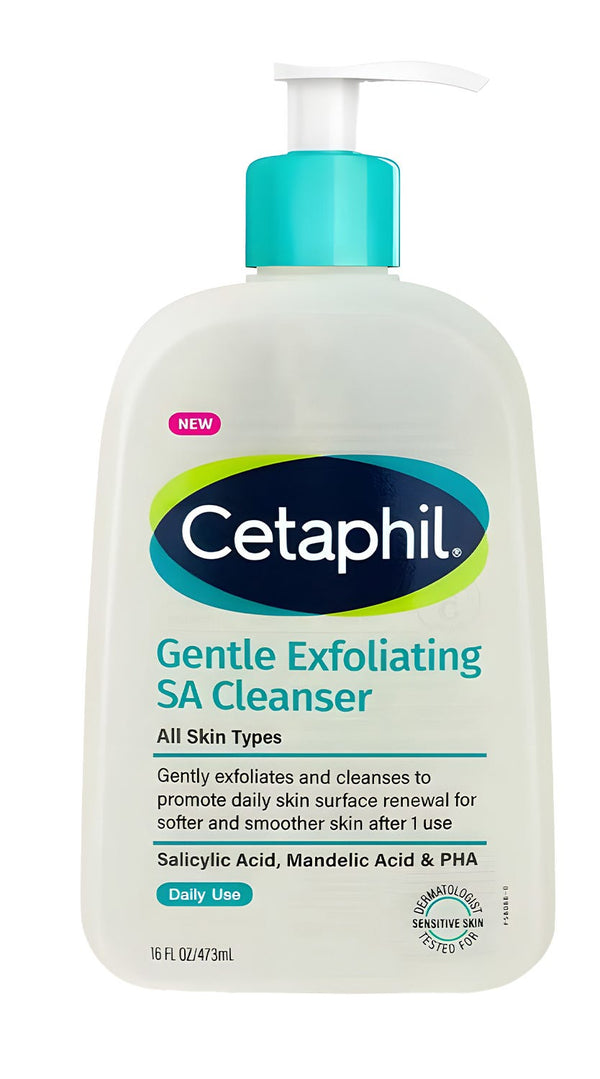Cetaphil Exfoliating Salicylic Acid Foaming Gel Cleanser, Fragrance Free, 473 ml