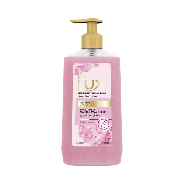 Lux Perfumed Liquid Hand Soap Soft Rose Scent Moisturizing Formula 250 ml