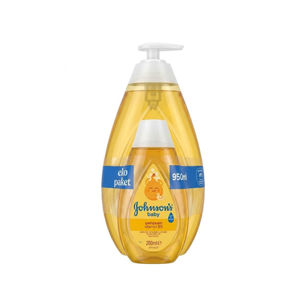 Johnson's Baby Shampoo No More Tears Gentle Formula 750ml + 200ml
