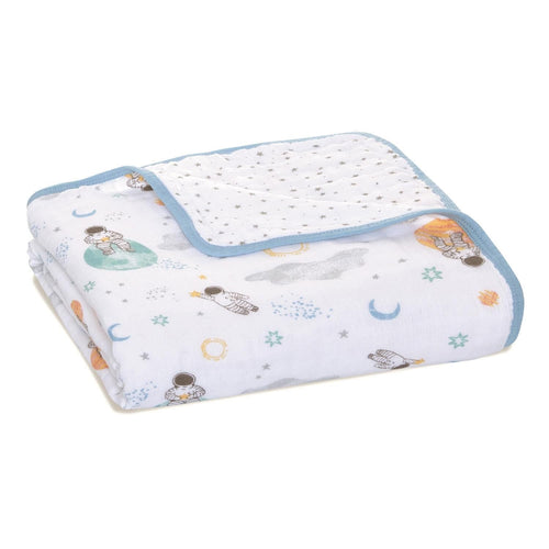 aden + anais Essentials Muslin Baby Blanket Space Explorers