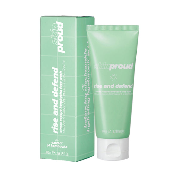 Skin Proud Rise & Defend Face Wash Gel Niacinamide Kombucha Extract 100 ml