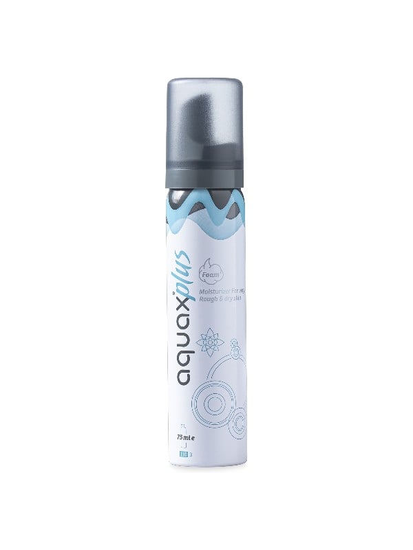 Derma Bella Aquax Plus Moisturizing Foam with 10% Urea, 75ml + 75ml