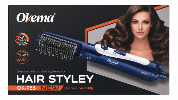 Okema Mini Hair Dryer OK955 Compact High-Power Hair Styling Tool