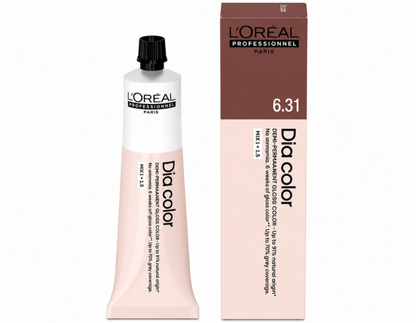 L'Oreal Professionnel Dia Color Ammonia-Free Hair Color 6.31 Dark Golden Ash Blonde