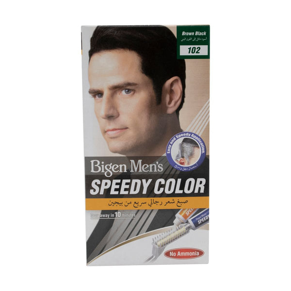 Bigen Men Speedy Color Hair Color Cream Glycine Olive Oil Pullulan Brown Black