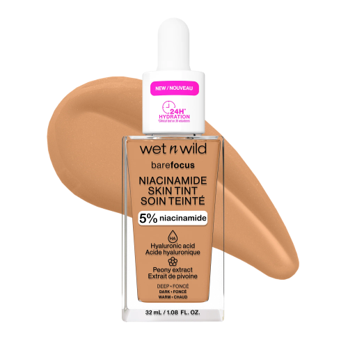 Wet N Wild Bare Focus Niacinamide Skin Tint Natural Finish Deep Shade
