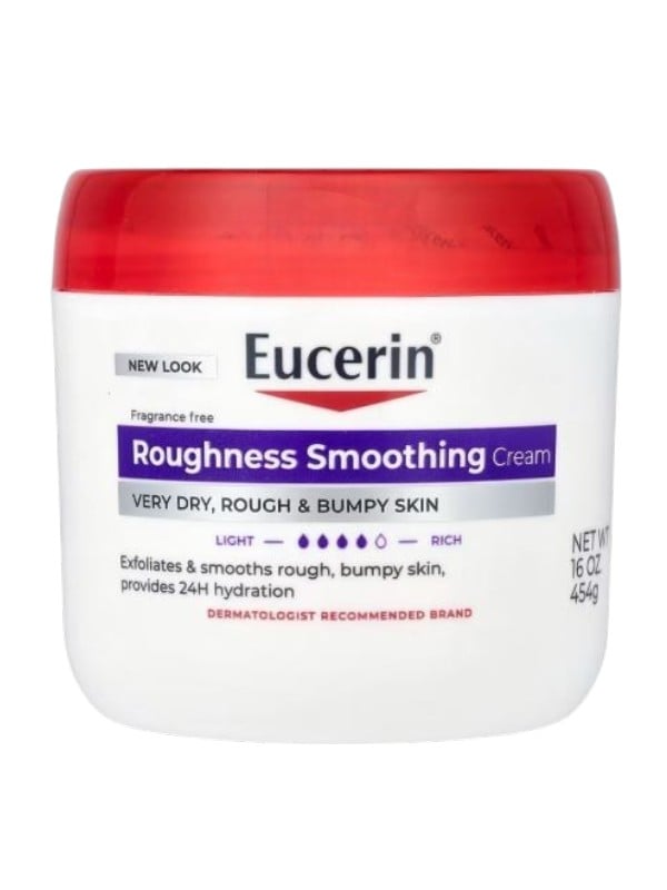 Eucerin Smoothing Cream Fragrance-Free 10% Urea and Ceramides for Rough, Very Dry Skin, 454g
