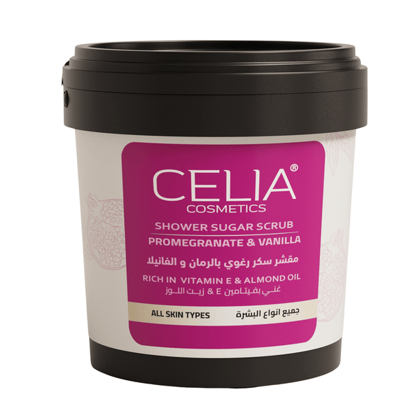 Celia Shower Sugar Scrub Pomegranate Vanilla