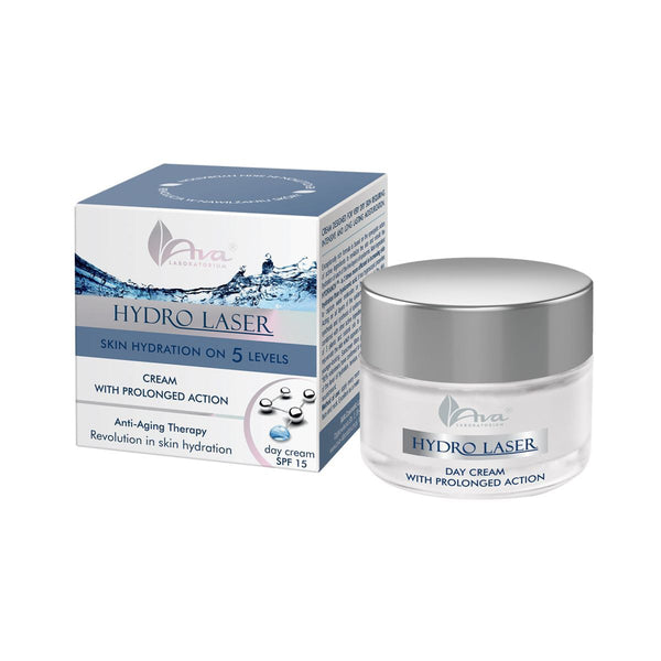 Ava Hydro Laser Moisturizer Face Cream SPF 15 Hydrating Formula 50 ml