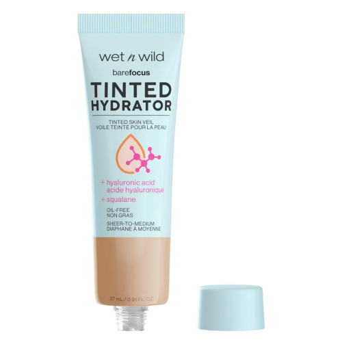 Wet N Wild Bare Focus Tinted Hydrator Lightweight Natural Coverage Medium Tan