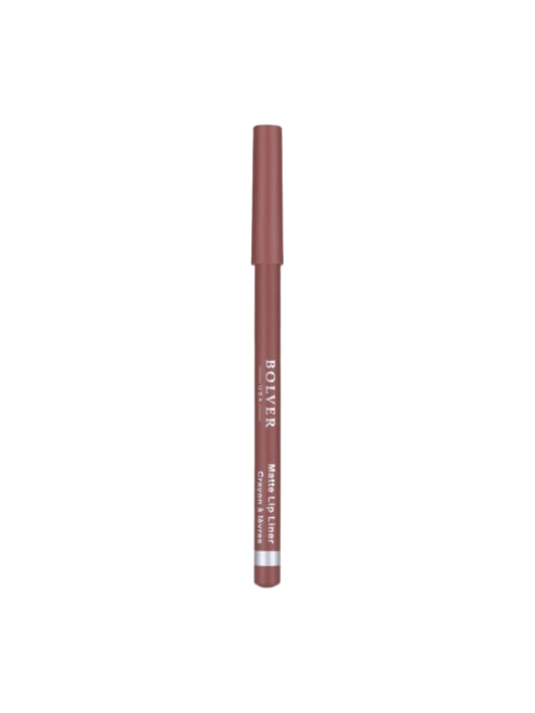 Bolver Matte Lip Liner Pencil Smooth Waterproof Candy Nude L05