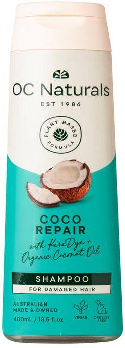 OC Naturals Coco Repair Shampoo Liquid Aloe Vera Coconut Oil Dry & Damaged Hair 400 ml