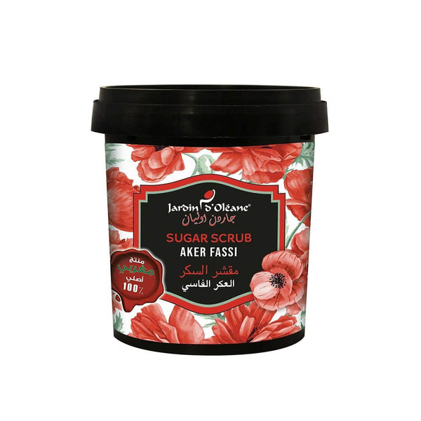 Jardin d'Oleane Sugar Body Scrub with Aker Fassi Powder and Vegetable Oils, 600 g
