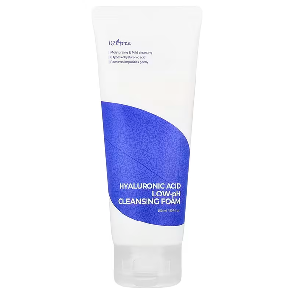 Isntree Hyaluronic Acid Low-pH Cleansing Foam Facial Cleanser