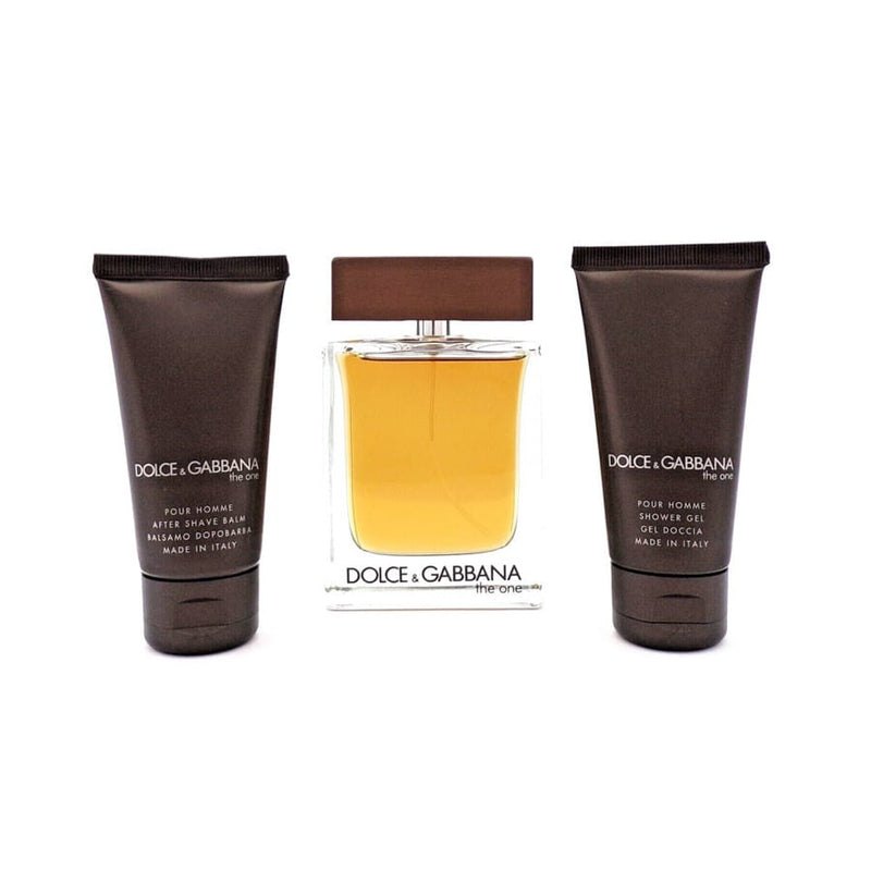 Dolce & Gabbana The One Pour Homme Gift Set Eau de Toilette, After Shave Balm & Shower Gel, 100 ml + 50 ml + 50 ml