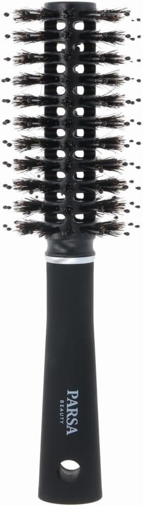 Parsa Aluminum Round Brush Mixed Bristles for Hair Volume