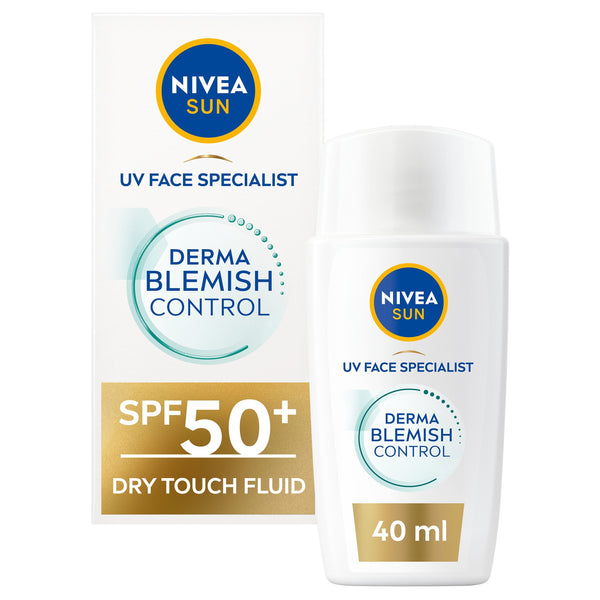 NIVEA Sun Face Derma Blemish Control Cream SPF 50+ Niacinamide 40 ml