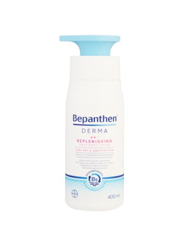 Bepanthen Derma Replenishing Daily Body Lotion, B5 Complex, 400 ml