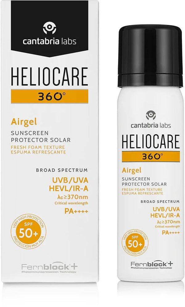Heliocare 360 Air Gel Sunscreen Mousse Matte Finish Fernblock+ 60 ml