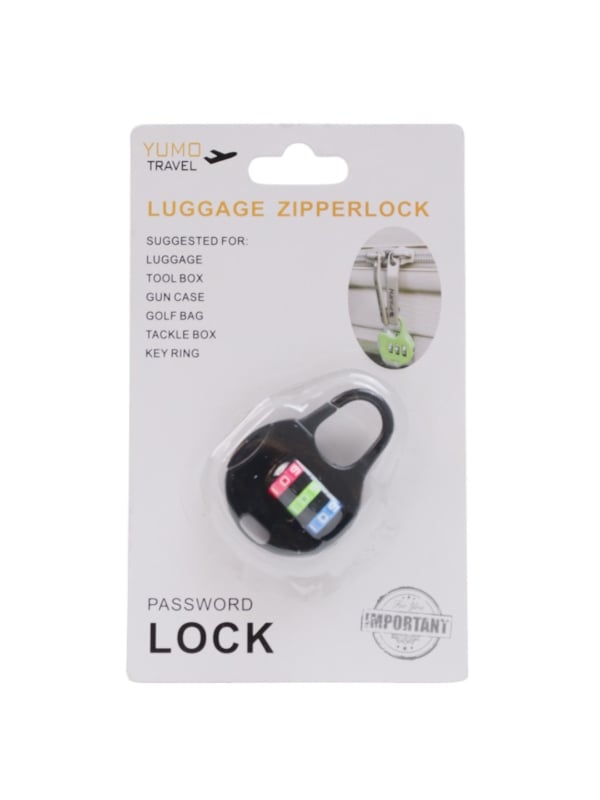 Luggage Zipper Lock 3-Digit Combination Keyless Travel Lock