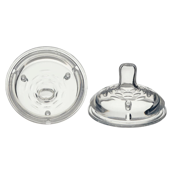 Vital Baby Nurture Breast-Like Feeding Teats Medium Flow Anti-Colic Valve 2 Pack