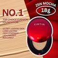 TIRTIR Mask Fit Red Cushion Foundation Semi-Matte Finish 25N Mocha 18g