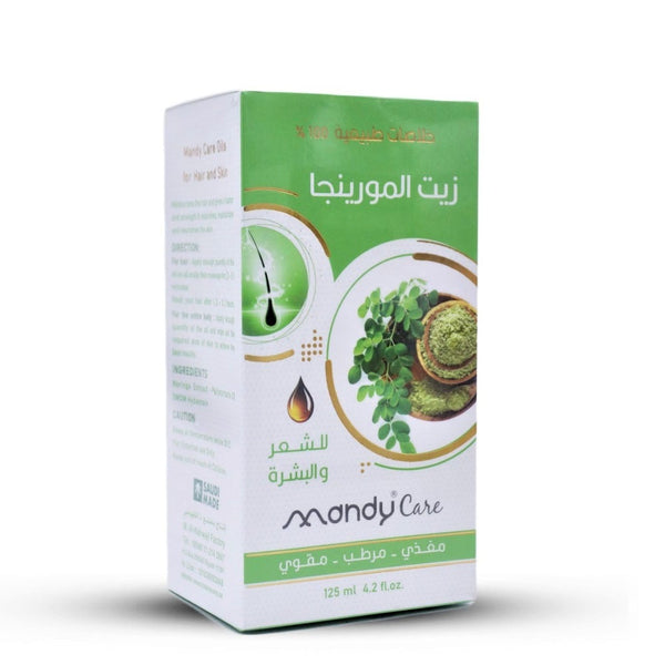 Mandycare Moringa Oil for Hair and Skin, 125 ml