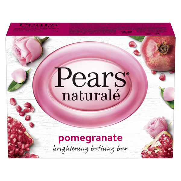 Pears Natural Pomegranate Bathing Bar Glycerin 125 g