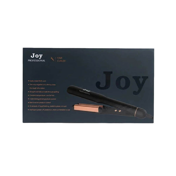 Joy Professional Dual Negative Ion Curling Iron and Straightener FDJ-14202, 5 Temperature Settings