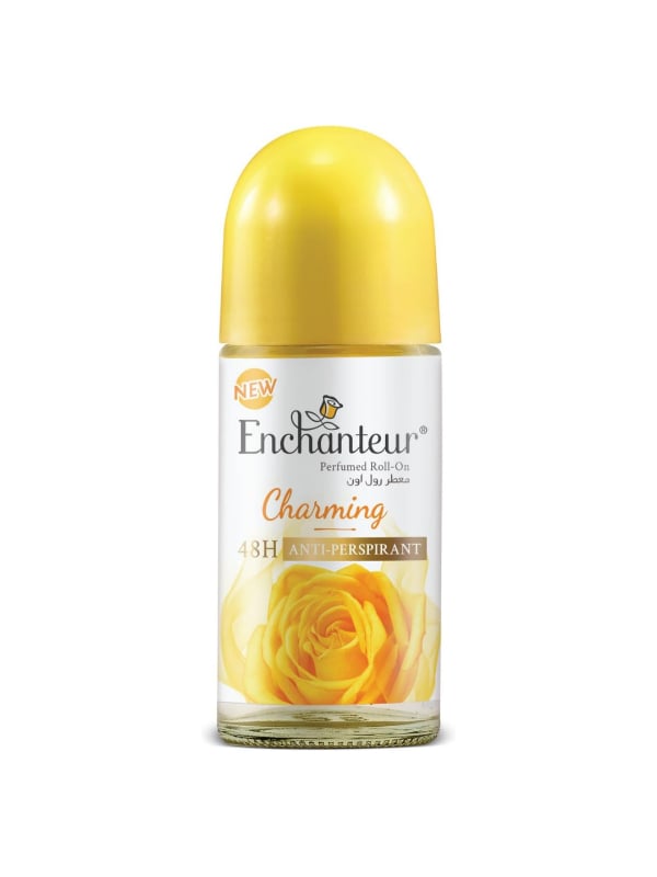 Enchanteur Charming Roll-On Deodorant, Sweat Protection, Feminine Fragrance, 50 ml