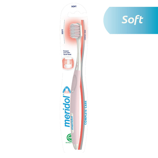 Meridol Complete Care Toothbrush Angled Bristles Gumline Cleaning