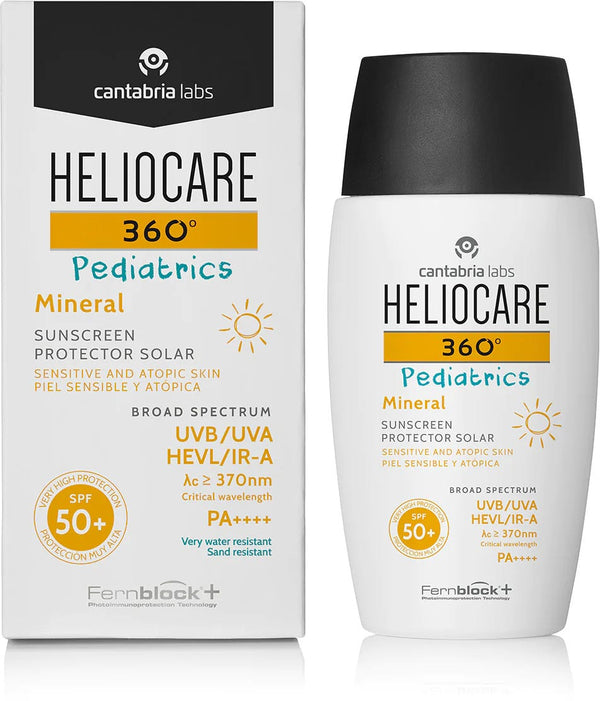 Heliocare 360 Mineral Pediatrics Mineral Face Sunscreen Fluid SPF 50, 50 ml