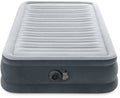 Intex Twin Dura-Beam Mid Rise Airbed with Built-in Electric Pump, 99 x 191 x 33 cm