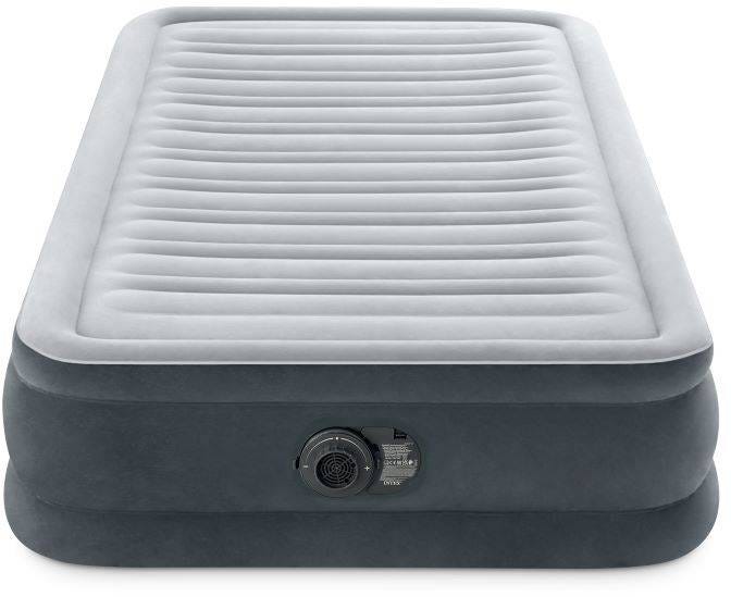 Intex Twin Dura-Beam Mid Rise Airbed with Built-in Electric Pump, 99 x 191 x 33 cm