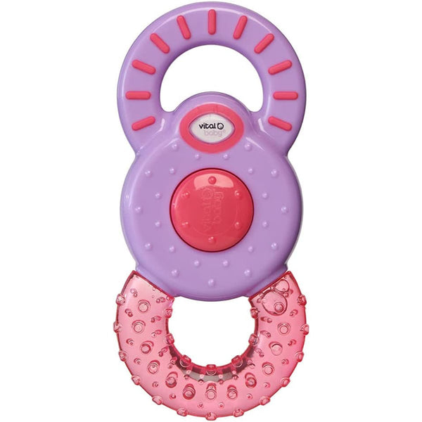 Vital Baby Soothe Senses Water-Filled Teether With Rattle and Mirror, 1 Pack