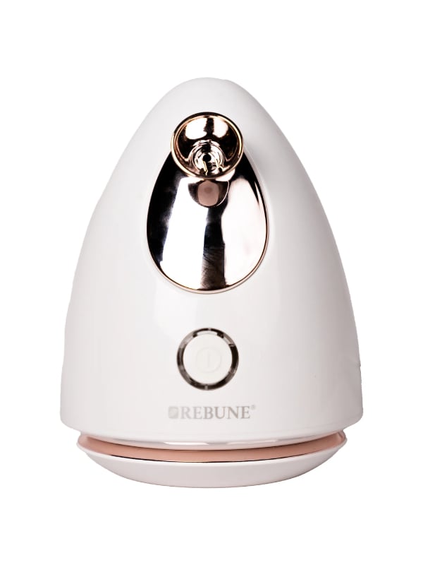 Rebune Deep Cleansing Facial Steamer 220W 360 Rotating Nozzle White RE-3-061