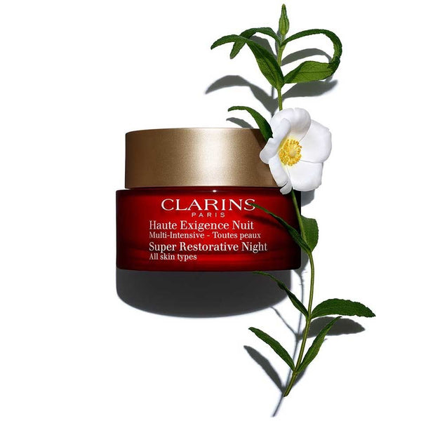 Clarins Super Restorative Night Cream, Organic Harungana and Gorse Extracts