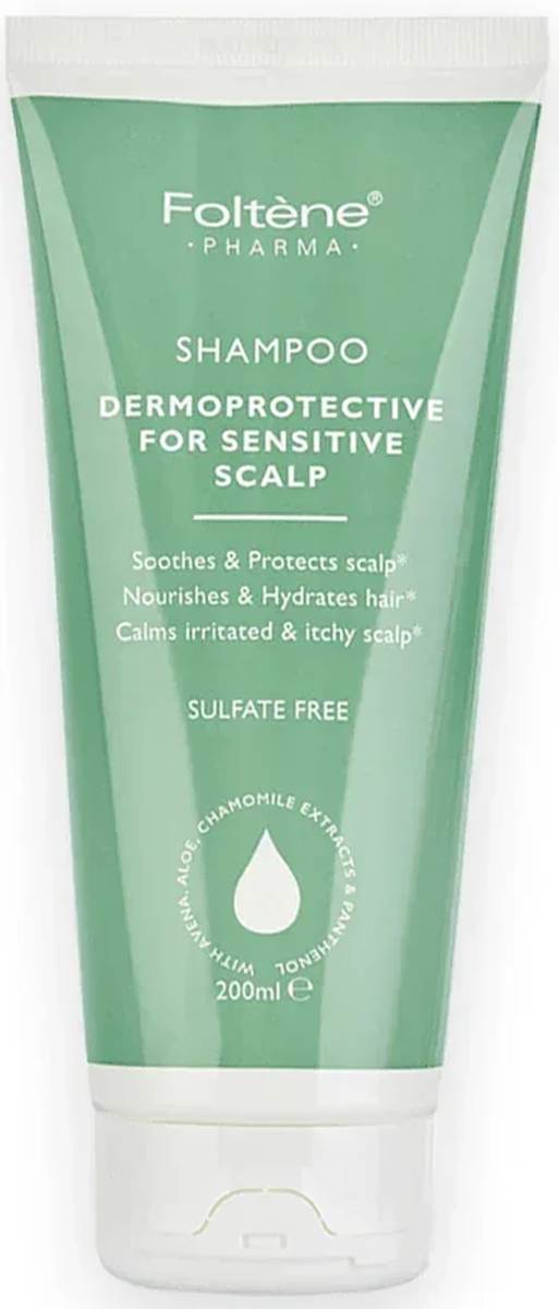 Foltene Dermoprotective Shampoo Sulfate-Free Avena Aloe Chamomile Panthenol 200 ml