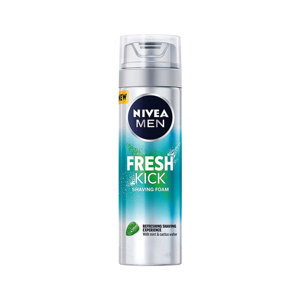 NIVEA MEN Fresh Kick Shaving Foam Cool Touch, 200 ml